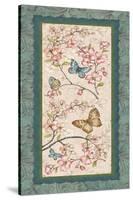 Le Jardin Butterfly Panel I-Kate McRostie-Stretched Canvas
