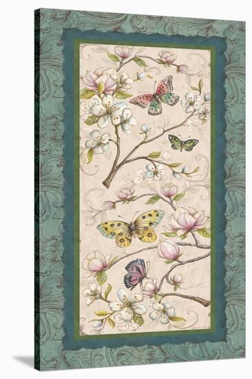 Le Jardin Butterfly Panel II-Kate McRostie-Stretched Canvas