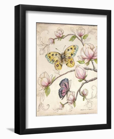 Le Jardin Butterfly V-Kate McRostie-Framed Art Print