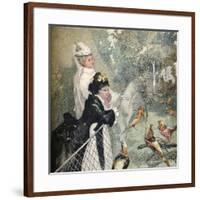 'Le Jardin D'Acclimatation', c1895-Felix Bracquemond-Framed Giclee Print