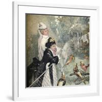 'Le Jardin D'Acclimatation', c1895-Felix Bracquemond-Framed Giclee Print