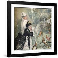 'Le Jardin D'Acclimatation', c1895-Felix Bracquemond-Framed Giclee Print