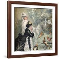 'Le Jardin D'Acclimatation', c1895-Felix Bracquemond-Framed Giclee Print