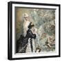 'Le Jardin D'Acclimatation', c1895-Felix Bracquemond-Framed Giclee Print