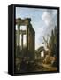 Le Jardin D'Hercule-Hubert Robert-Framed Stretched Canvas