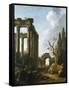 Le Jardin D'Hercule-Hubert Robert-Framed Stretched Canvas