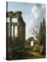 Le Jardin D'Hercule-Hubert Robert-Stretched Canvas