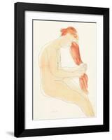 Le Jardin des Supplices-Auguste Rodin-Framed Serigraph