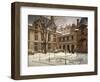 Le Jardin du musée Carnavalet, effet de neige-Henry Tenre-Framed Giclee Print