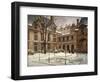 Le Jardin du musée Carnavalet, effet de neige-Henry Tenre-Framed Giclee Print