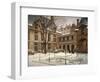 Le Jardin du musée Carnavalet, effet de neige-Henry Tenre-Framed Giclee Print