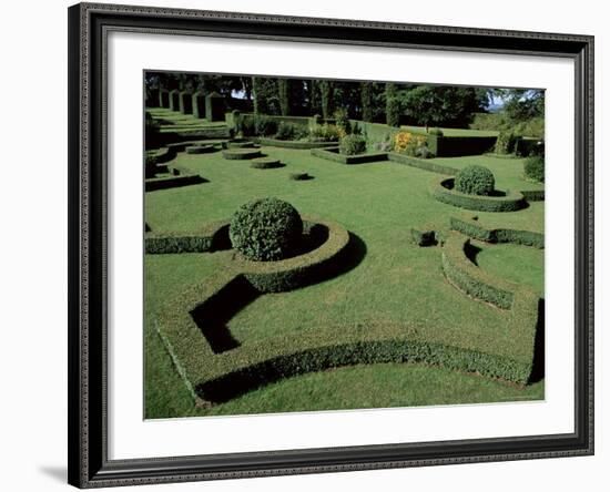 Le Jardin Francais (French Garden), Les Jardins d'Eyrignac, Perigord, Aquitaine, France-Guy Thouvenin-Framed Photographic Print