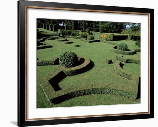 Le Jardin Francais (French Garden), Les Jardins d'Eyrignac, Perigord, Aquitaine, France-Guy Thouvenin-Framed Photographic Print