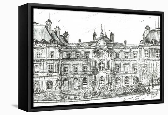 Le Jardin Luxemburg Paris, 2003-Vincent Alexander Booth-Framed Stretched Canvas