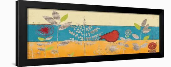 Le Jardin Press Panel II-Patricia Pinto-Framed Art Print