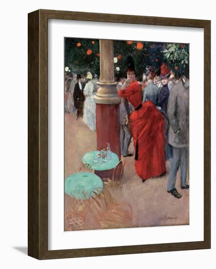 Le Jardin Public, C.1884-Jean Louis Forain-Framed Giclee Print