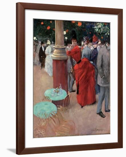 Le Jardin Public, C.1884-Jean Louis Forain-Framed Giclee Print