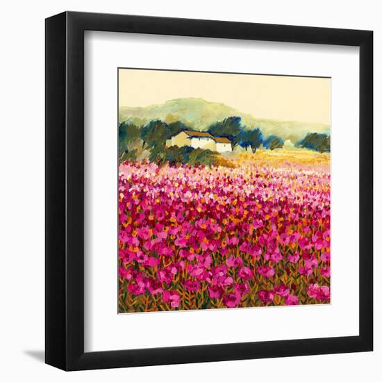 Le Jardin Rouge, Provence-Hazel Barker-Framed Art Print