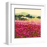 Le Jardin Rouge, Provence-Hazel Barker-Framed Art Print