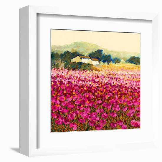 Le Jardin Rouge, Provence-Hazel Barker-Framed Art Print