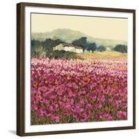 Le Jardin Rouge, Provence-Hazel Barker-Framed Giclee Print