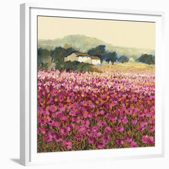 Le Jardin Rouge, Provence-Hazel Barker-Framed Giclee Print