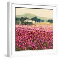 Le Jardin Rouge, Provence-Hazel Barker-Framed Premium Giclee Print