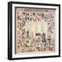 Le Jeu De La Francisque', Pro-Vichy Children's Board Game, after 1941-null-Framed Giclee Print