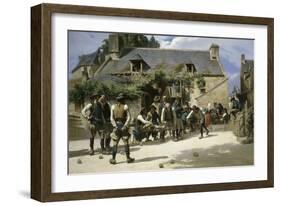 Le Jeu Des Boules-Charles Giraud-Framed Giclee Print