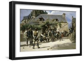 Le Jeu Des Boules-Charles Giraud-Framed Giclee Print