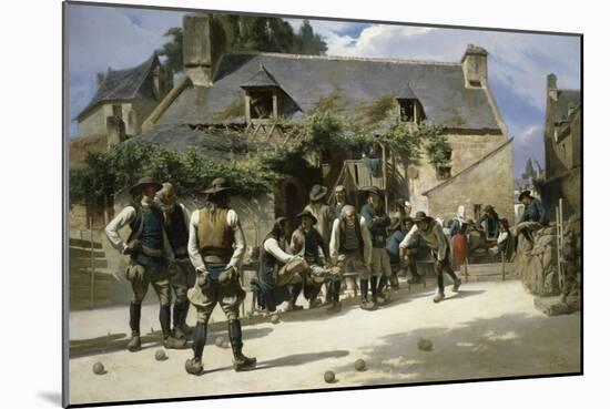 Le Jeu Des Boules-Charles Giraud-Mounted Giclee Print