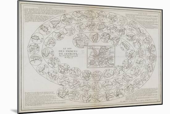 Le Jeu Des Princes De L'Europe (The Game of the Princes of Europe), Paris, 1670-Pierre Duval-Mounted Giclee Print