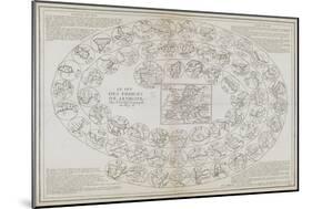 Le Jeu Des Princes De L'Europe (The Game of the Princes of Europe), Paris, 1670-Pierre Duval-Mounted Giclee Print