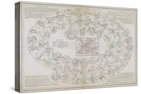 Le Jeu Des Princes De L'Europe (The Game of the Princes of Europe), Paris, 1670-Pierre Duval-Stretched Canvas