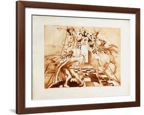 Le jeu du roi-Jean-marie Guiny-Framed Limited Edition