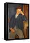 Le jeune apprenti-Amedeo Modigliani-Framed Stretched Canvas