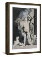 Le jeune homme et la Mort-Gustave Moreau-Framed Giclee Print