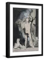 Le jeune homme et la Mort-Gustave Moreau-Framed Giclee Print