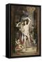 Le Jeune homme et la mort-Gustave Moreau-Framed Stretched Canvas