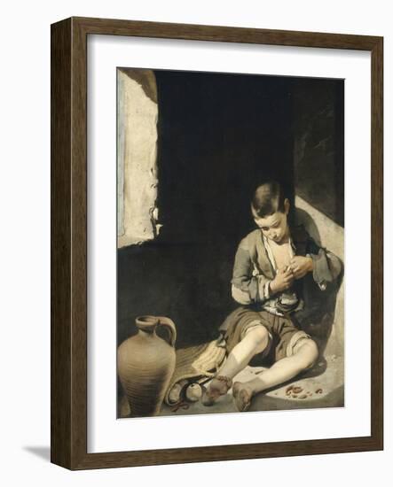 Le Jeune mendiant-Bartolome Esteban Murillo-Framed Giclee Print