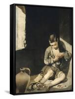 Le Jeune mendiant-Bartolome Esteban Murillo-Framed Stretched Canvas