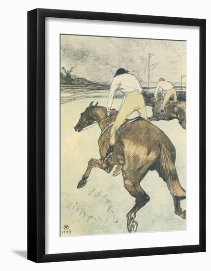 Le jockey-Henri de Toulouse-Lautrec-Framed Giclee Print