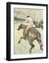 Le jockey-Henri de Toulouse-Lautrec-Framed Giclee Print