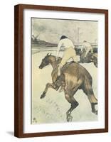 Le jockey-Henri de Toulouse-Lautrec-Framed Giclee Print