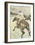 Le jockey-Henri de Toulouse-Lautrec-Framed Giclee Print