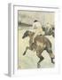 Le jockey-Henri de Toulouse-Lautrec-Framed Giclee Print