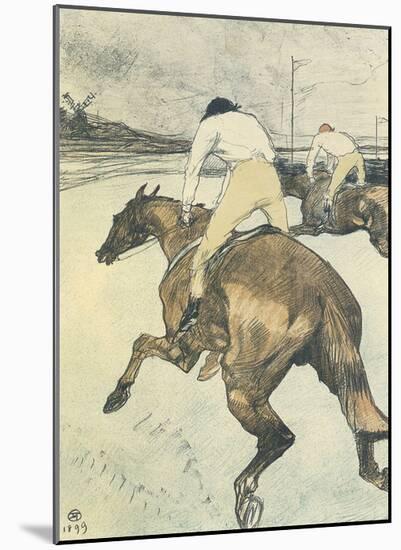 Le jockey-Henri de Toulouse-Lautrec-Mounted Giclee Print