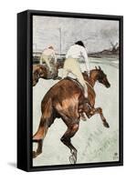 Le Jockey-Henri de Toulouse-Lautrec-Framed Stretched Canvas