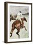 Le Jockey-Henri de Toulouse-Lautrec-Framed Art Print