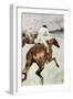 Le Jockey-Henri de Toulouse-Lautrec-Framed Art Print